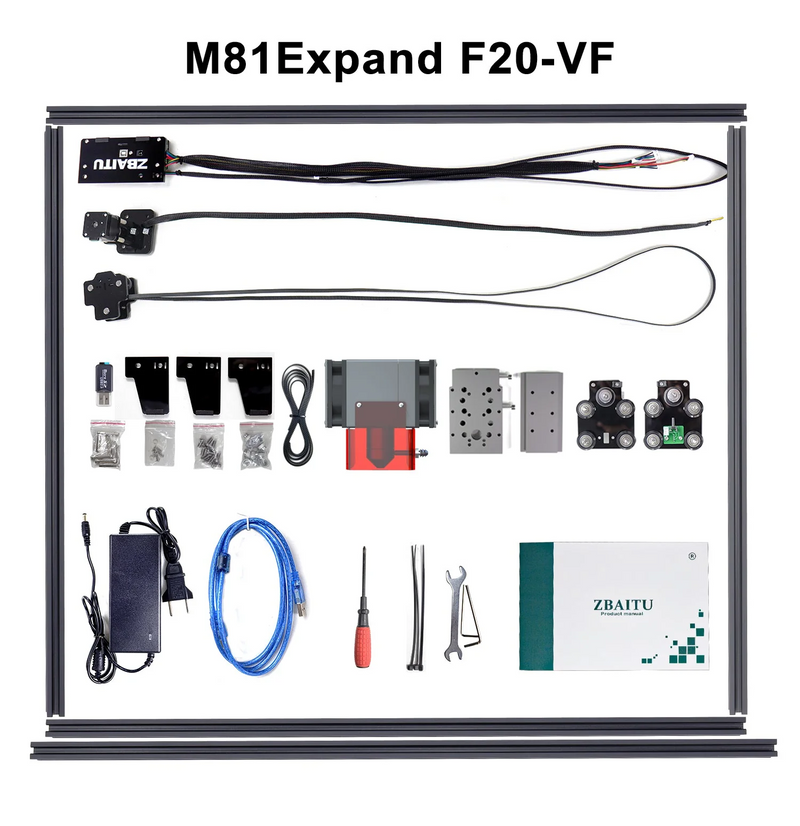 Load image into Gallery viewer, ZBAITU M81-EX-VF20 Desktop Laser Engraving and Cutting Machine