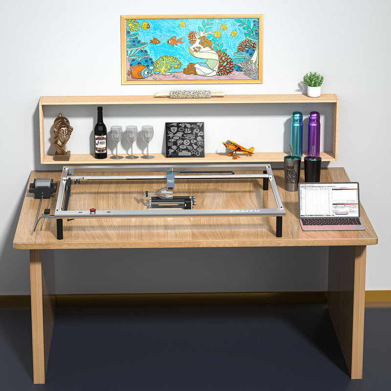 Load image into Gallery viewer, ZBAITU S60 22W/36W 60×80CM large size laser engraving and cutting machine