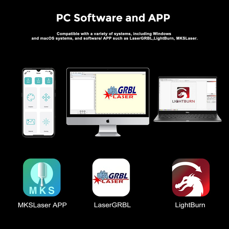 Load image into Gallery viewer, ZBAITU S60 22W/36W 60×80CM large size laser engraving and cutting machine