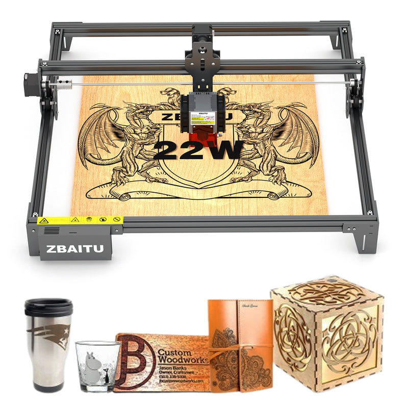 Load image into Gallery viewer, ZBAITU A40-VF20 Desktop Laser Engraving and Cutting Machine