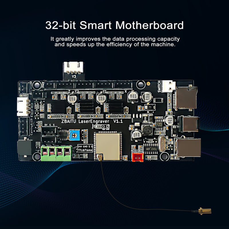 Load image into Gallery viewer, ZBAITU S60 22W/36W 60×80CM large size laser engraving and cutting machine