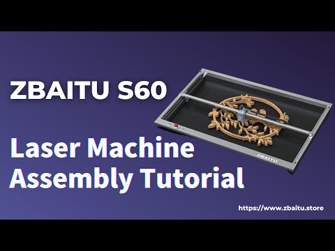 Load and play video in Gallery viewer, ZBAITU S60 22W/36W 60×80CM large size laser engraving and cutting machine