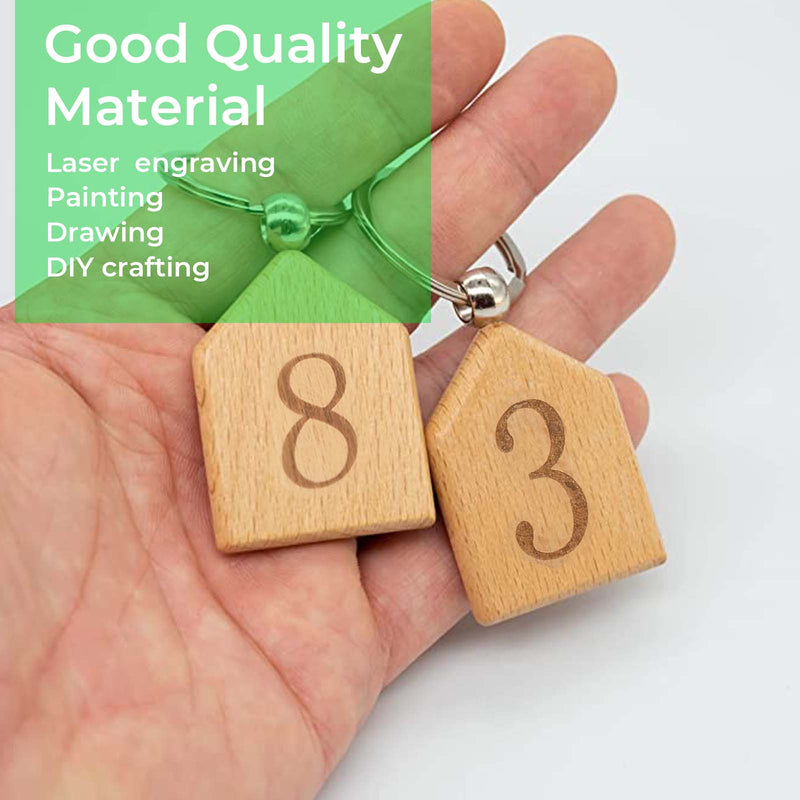 Load image into Gallery viewer, Wooden Keychain Bundle (90pcs) - ZBAITU