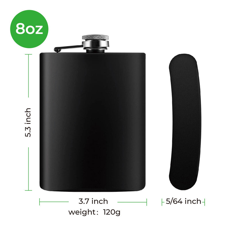 Load image into Gallery viewer, Metal Hip Flask Set (4pcs) - ZBAITU