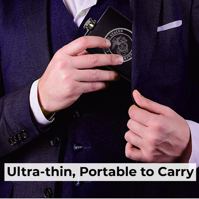 Load image into Gallery viewer, Metal Hip Flask Set (4pcs) - ZBAITU