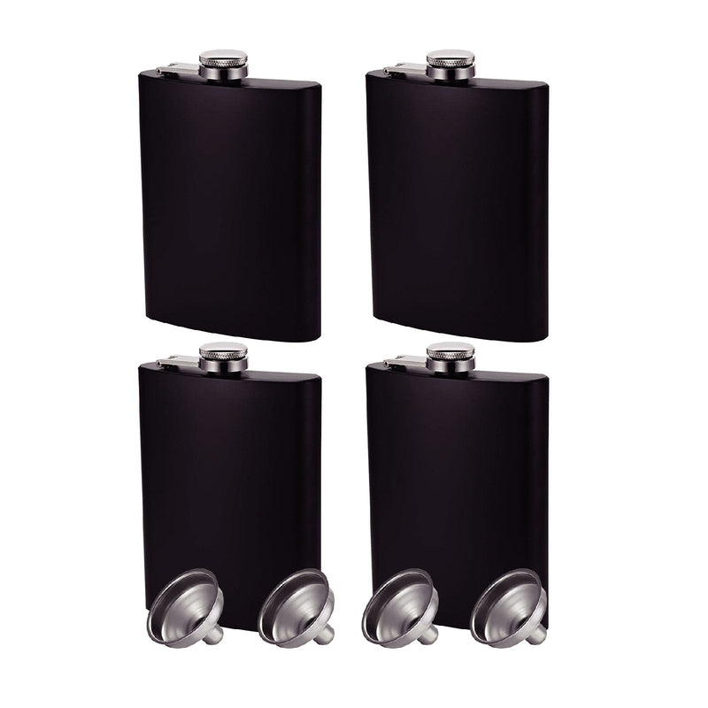 Load image into Gallery viewer, Metal Hip Flask Set (4pcs) - ZBAITU