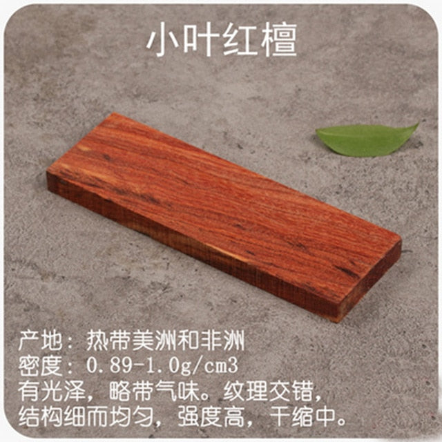 Load image into Gallery viewer, 1piece DIY knife handle material Various kinds of wood for handicraft materials 120x40x10mm - ZBAITU