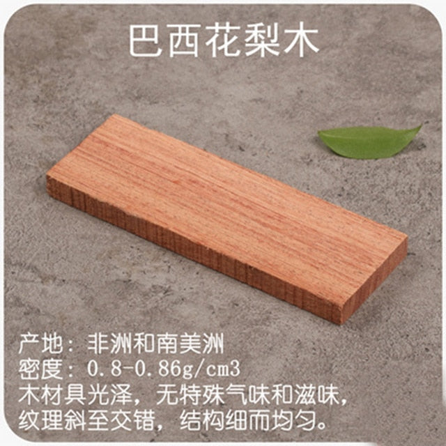 Load image into Gallery viewer, 1piece DIY knife handle material Various kinds of wood for handicraft materials 120x40x10mm - ZBAITU