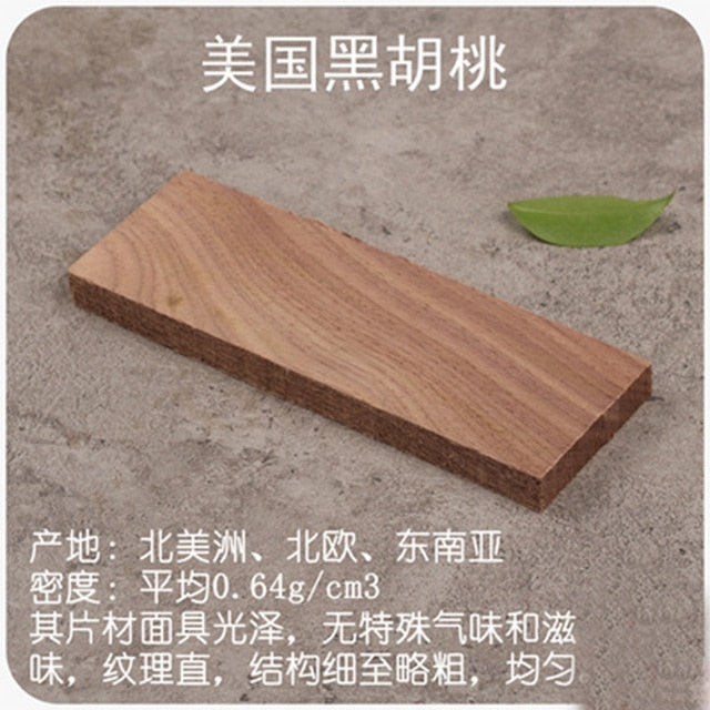 Load image into Gallery viewer, 1piece DIY knife handle material Various kinds of wood for handicraft materials 120x40x10mm - ZBAITU