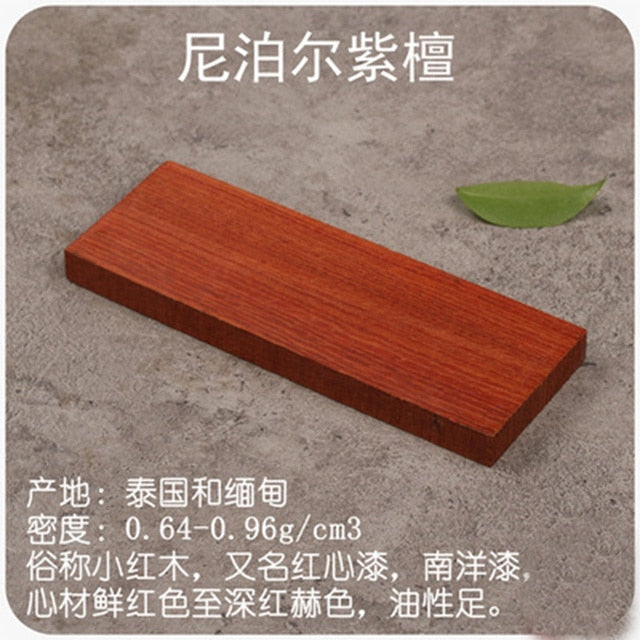 Load image into Gallery viewer, 1piece DIY knife handle material Various kinds of wood for handicraft materials 120x40x10mm - ZBAITU