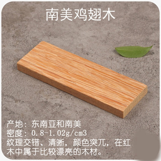 Load image into Gallery viewer, 1piece DIY knife handle material Various kinds of wood for handicraft materials 120x40x10mm - ZBAITU