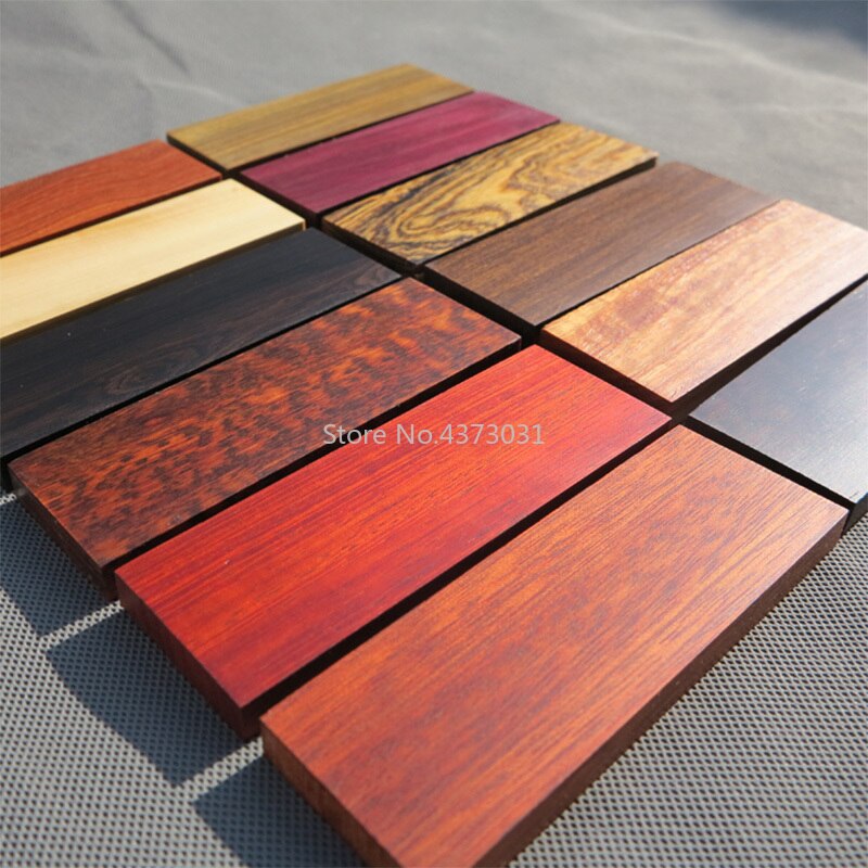 Load image into Gallery viewer, 1piece DIY knife handle material Various kinds of wood for handicraft materials 120x40x10mm - ZBAITU