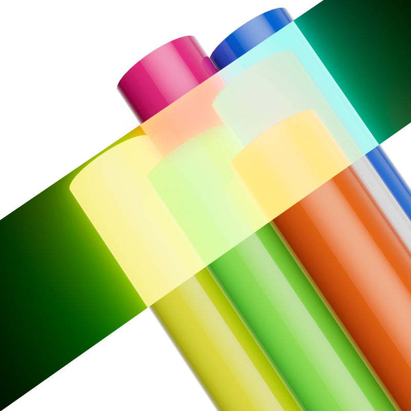 Load image into Gallery viewer, Glow in the Dark PU Heat Transfer Vinyl (6pcs) - ZBAITU