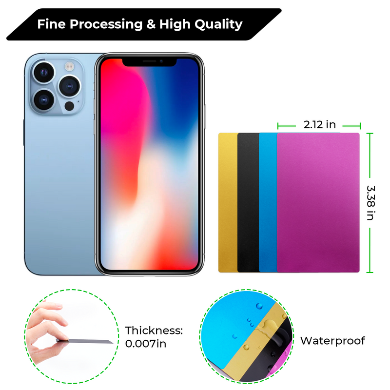 Load image into Gallery viewer, Metal Business Cards (20pcs) - ZBAITU