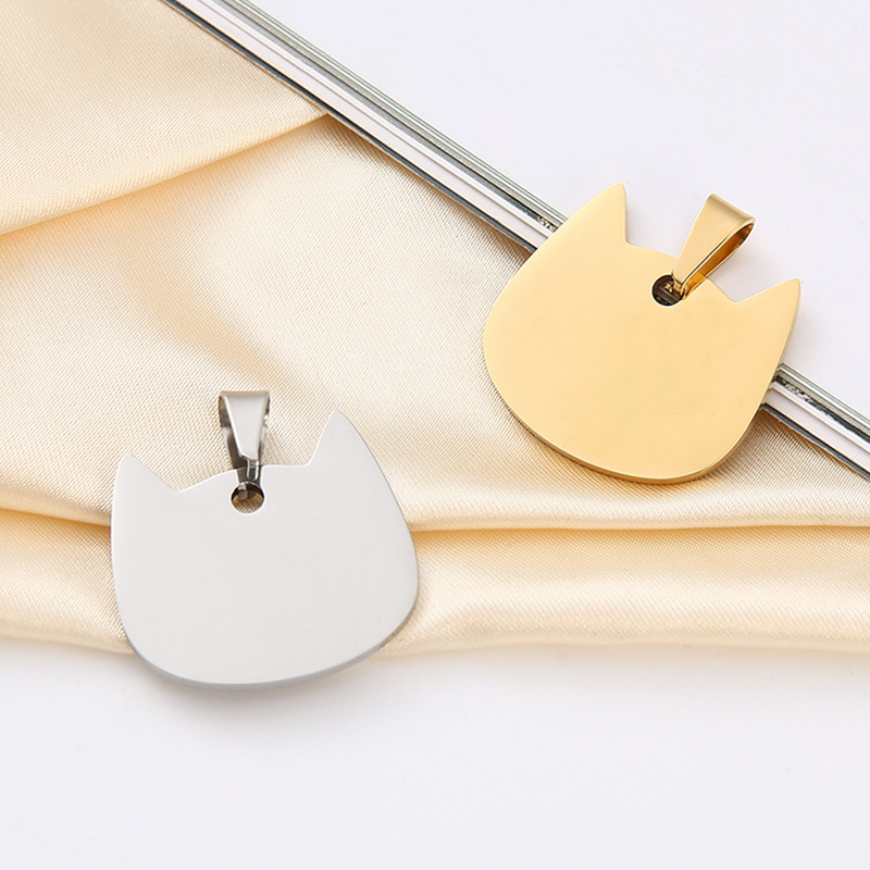 Load image into Gallery viewer, Stainless Steel Cat Tag (10pcs) - ZBAITU