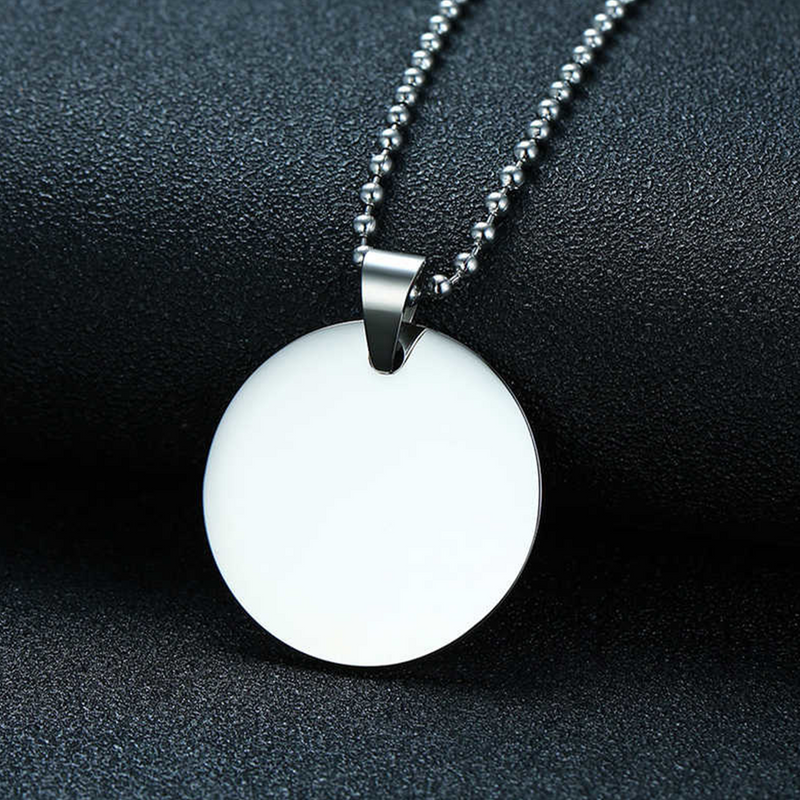 Load image into Gallery viewer, Stainless Steel Round Tag (10pcs) - ZBAITU