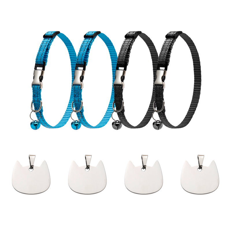 Load image into Gallery viewer, Cat Collar Set (4pcs) - ZBAITU