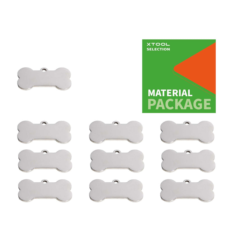 Load image into Gallery viewer, Silver Bone Dog Tag (10pcs) - ZBAITU