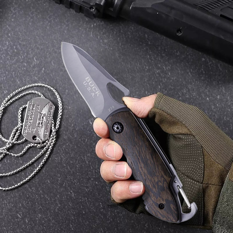 Load image into Gallery viewer, Wooden Folding Knives (1pcs) - ZBAITU