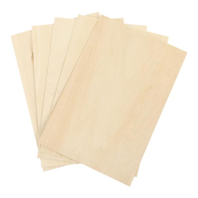 Load image into Gallery viewer, 5/10Pcs Basswood Plywood DIY Pyrography Supplies Unfinished Wood Piece Craft For DIY House Ship Airplane Model Craft Material - ZBAITU