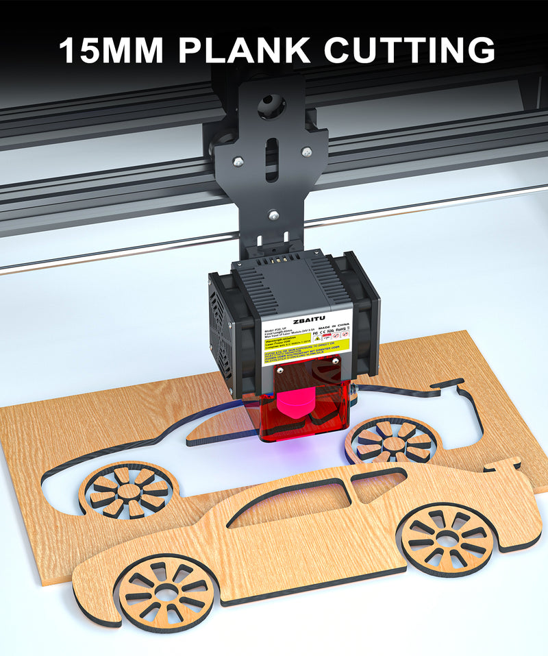 Load image into Gallery viewer, ZBAITU 20W Laser Engraving Machine 81X46CM Four Laser Module Head Dual Fan with Air Assist - ZBAITU