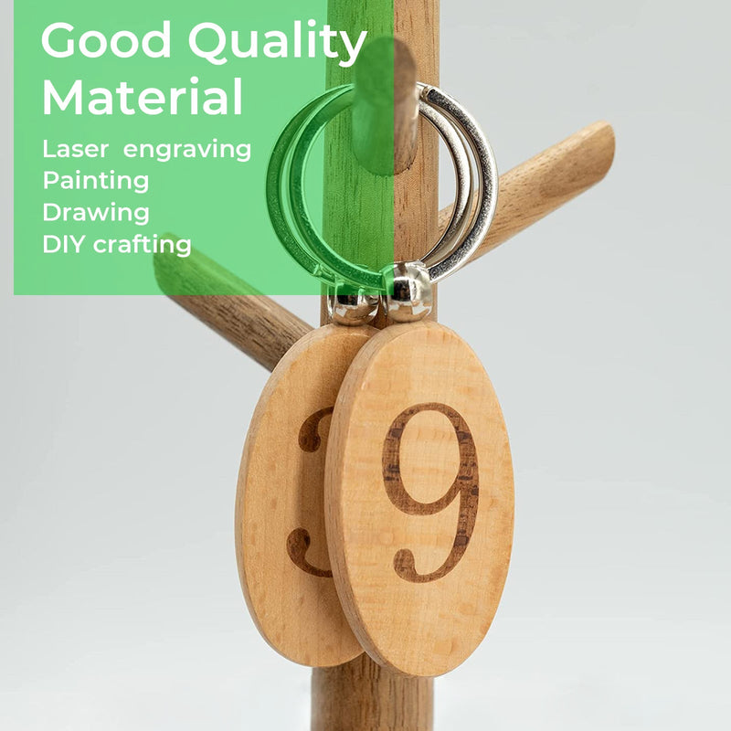 Load image into Gallery viewer, Wooden Keychain Bundle (90pcs) - ZBAITU