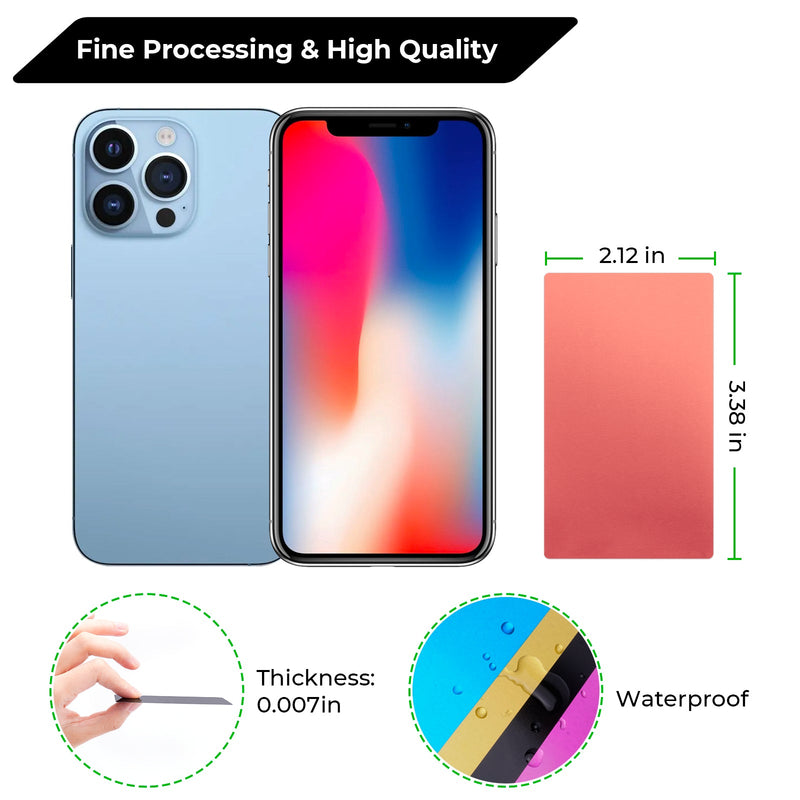 Load image into Gallery viewer, Rose Gold Metal Business Cards (60pcs) - ZBAITU