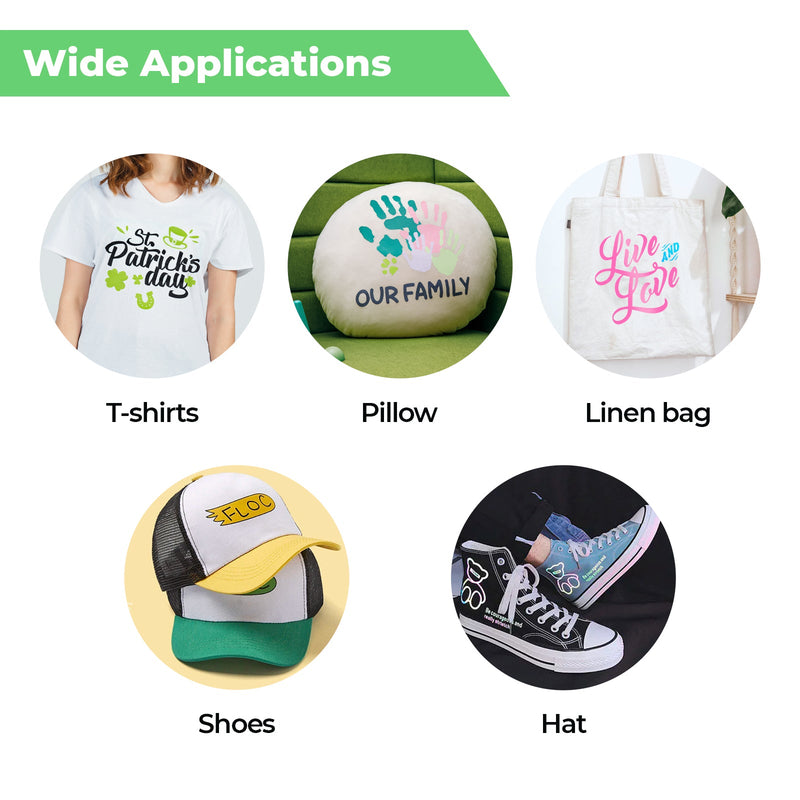 Load image into Gallery viewer, 12ft White PU Heat Transfer Vinyl - ZBAITU