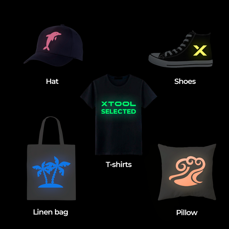 Load image into Gallery viewer, Glow in the Dark PU Heat Transfer Vinyl (6pcs) - ZBAITU