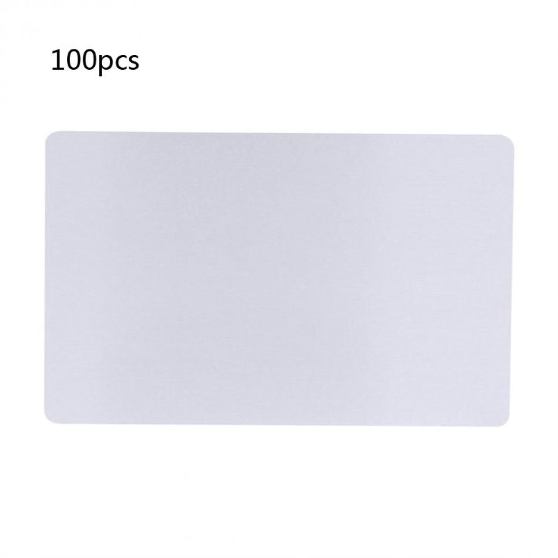 Load image into Gallery viewer, 90-100 Pcs/Set Portable Metal Business Card Aluminum Blank Laser Engraving Cards Special Logo Printing Office Supplies - ZBAITU