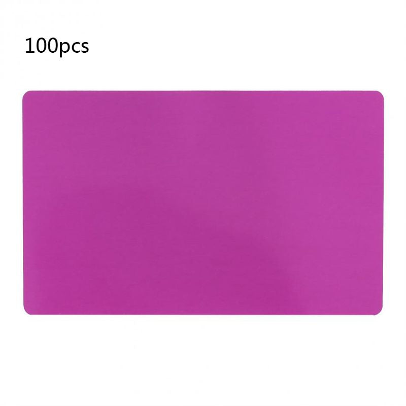 Load image into Gallery viewer, 90-100 Pcs/Set Portable Metal Business Card Aluminum Blank Laser Engraving Cards Special Logo Printing Office Supplies - ZBAITU
