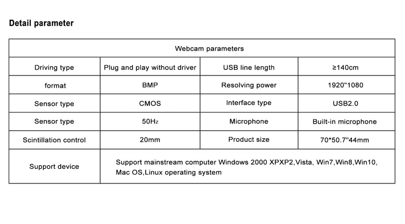 Load image into Gallery viewer, ZBAITU USB 2.0 Full HD 1080 Webcam with Mic Camera and Stand - ZBAITU