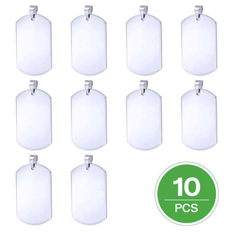 Load image into Gallery viewer, Stainless Steel Shield Tag (10pcs) - ZBAITU