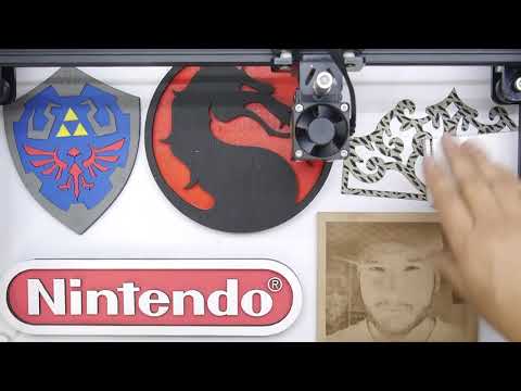 Load and play video in Gallery viewer, ZBAITU M81-FF80-EAIR laser engraving machine