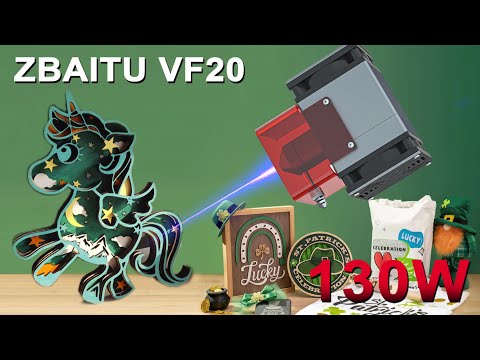 Load and play video in Gallery viewer, ZBAITU VF20 22W high power dual fan laser module