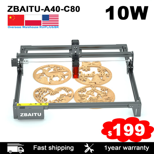 ZBAITU A40-C80 laser engraving machine (US users only)