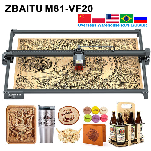 ZBAITU M81-VF20 Laser Engraving Machine （81×46CM）