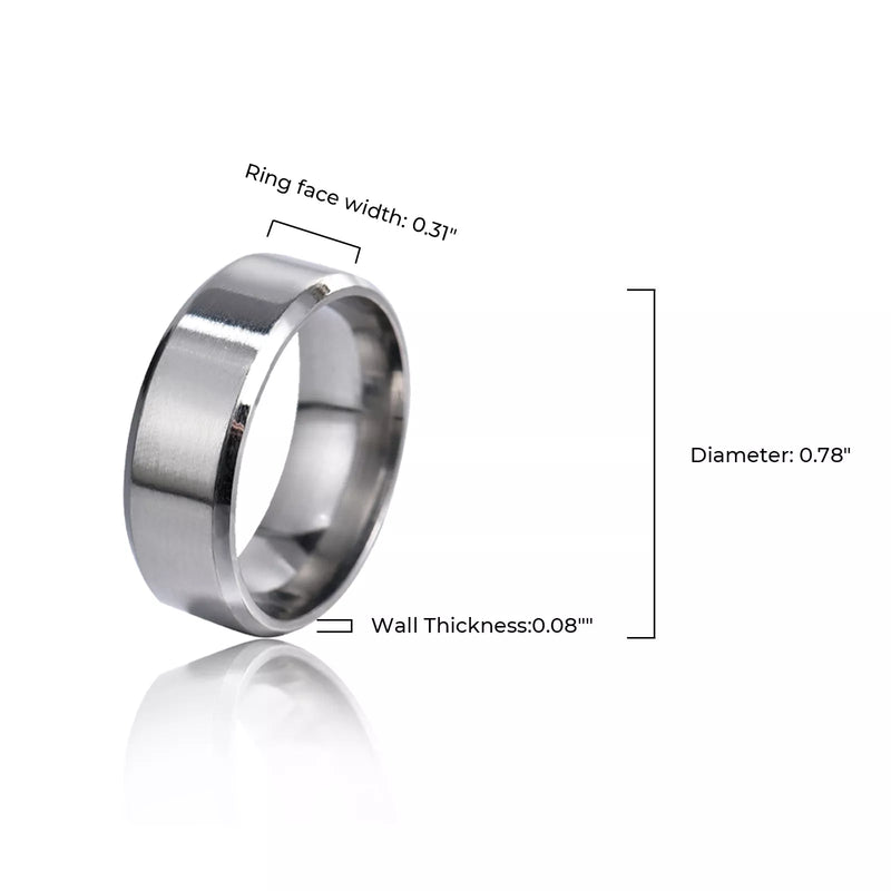 Load image into Gallery viewer, Stainless Steel Ring (10pcs) - ZBAITU
