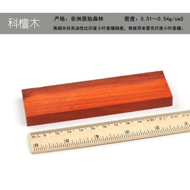 Load image into Gallery viewer, 1piece DIY knife handle material Various kinds of wood for handicraft materials 120x40x10mm - ZBAITU
