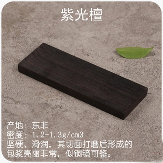 Load image into Gallery viewer, 1piece DIY knife handle material Various kinds of wood for handicraft materials 120x40x10mm - ZBAITU
