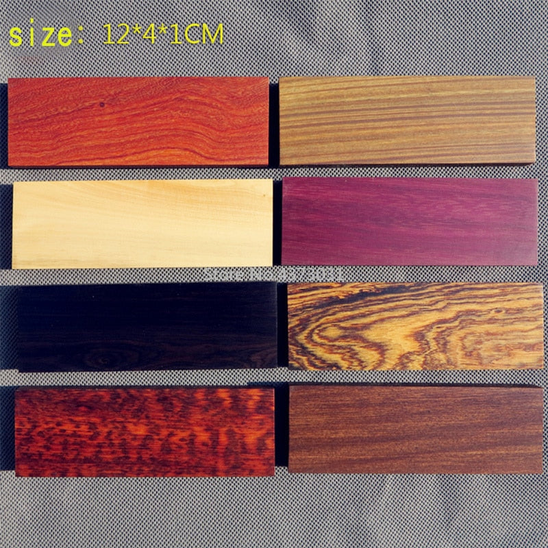 Load image into Gallery viewer, 1piece DIY knife handle material Various kinds of wood for handicraft materials 120x40x10mm - ZBAITU
