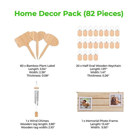 Home Decor Pack (82pcs) - ZBAITU