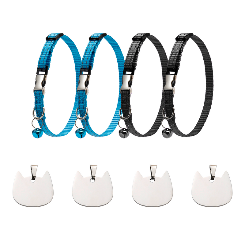 Load image into Gallery viewer, Cat Collar Set (4pcs) - ZBAITU
