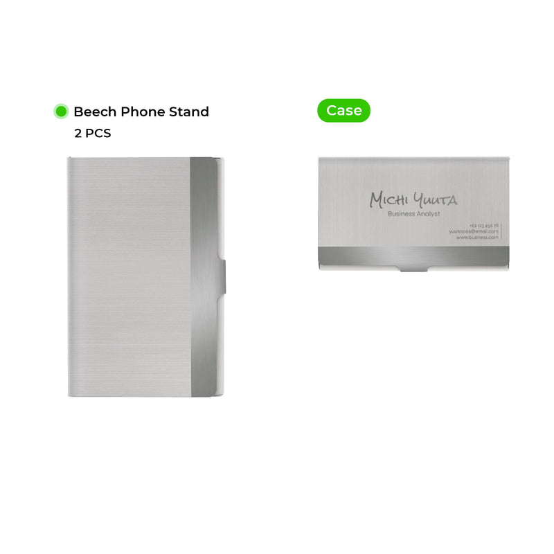 Load image into Gallery viewer, Metal Business Card Holder (2pcs) - ZBAITU
