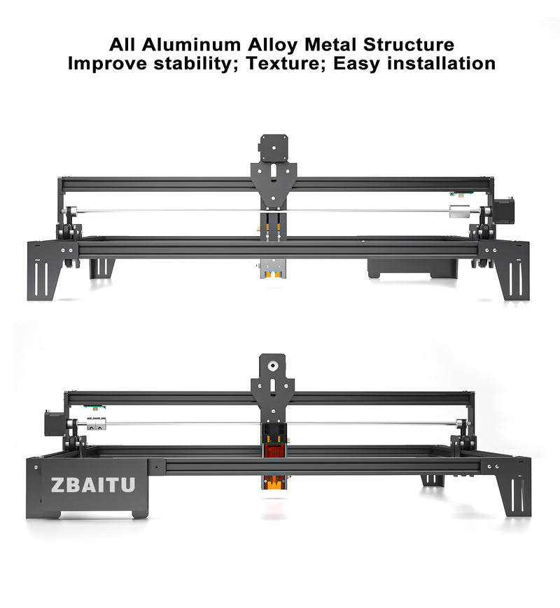 Load image into Gallery viewer, ZBAITU Laser Engraving Machine 40X40CM, 40W/80W Laser Module - ZBAITU
