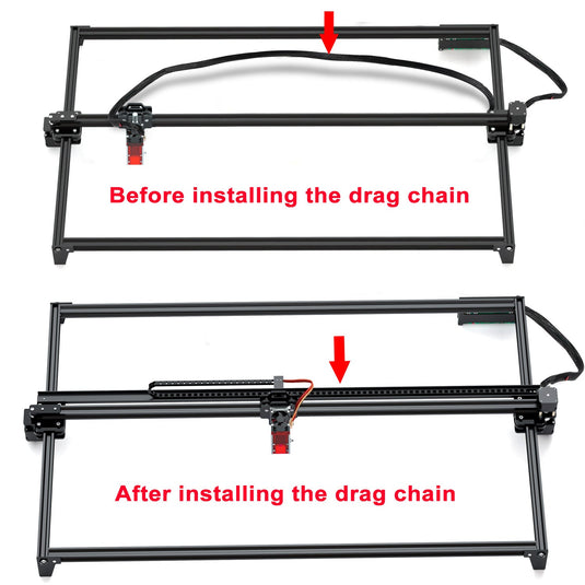 ZBAITU Machine towline (Only for separate purchase, 81cm profile is not included) - ZBAITU