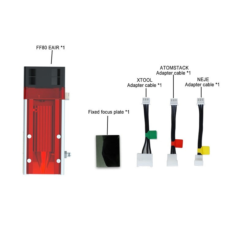 Load image into Gallery viewer, ZBAITU FF80-EAIR 10W laser module head/32-bit MCU control board
