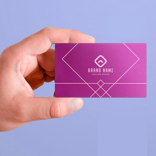 Purple Metal Business Cards (60pcs) - ZBAITU