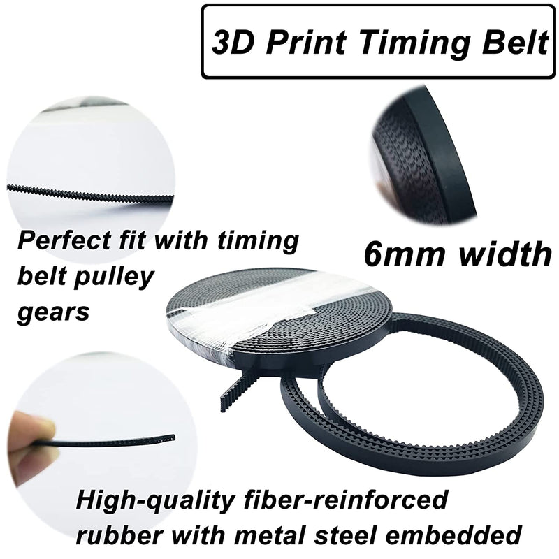 Load image into Gallery viewer, ZBAITU 3D Printer Parts - 5m (16.4ft) GT2 Open Timing Belt 2mm Pitch 6mm Width - ZBAITU
