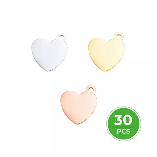 [Pre-order] Heart-Shaped Pendant (30pcs) - ZBAITU